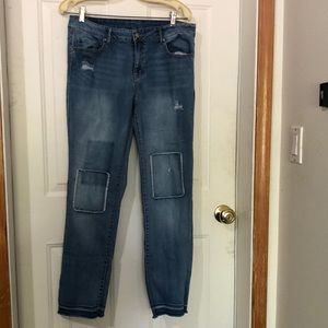 Cool patchwork jeans. R 1893. Size 14